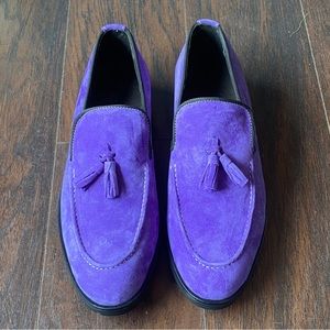 Purple Suede Loafer Size 43